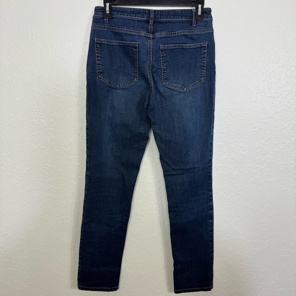 J‎ Jill jeans smooth fit slim ankle size 2 cropped mid rise denim jeans - Picture 7 of 10